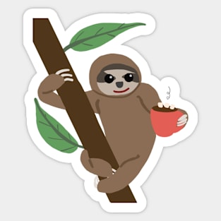 Sloth Chocolate Sticker